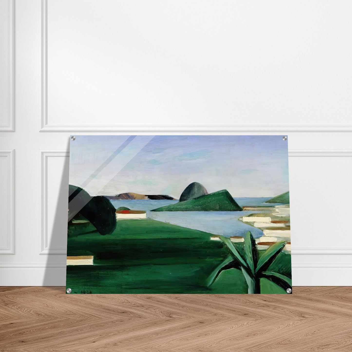 Rio de Janeiro - Tarsila do Amaral Acrylic Print - 70x100 cm / 28x40″ inches | Tarsila do Amaral Wall Art | Tarsila do Amaral Prints