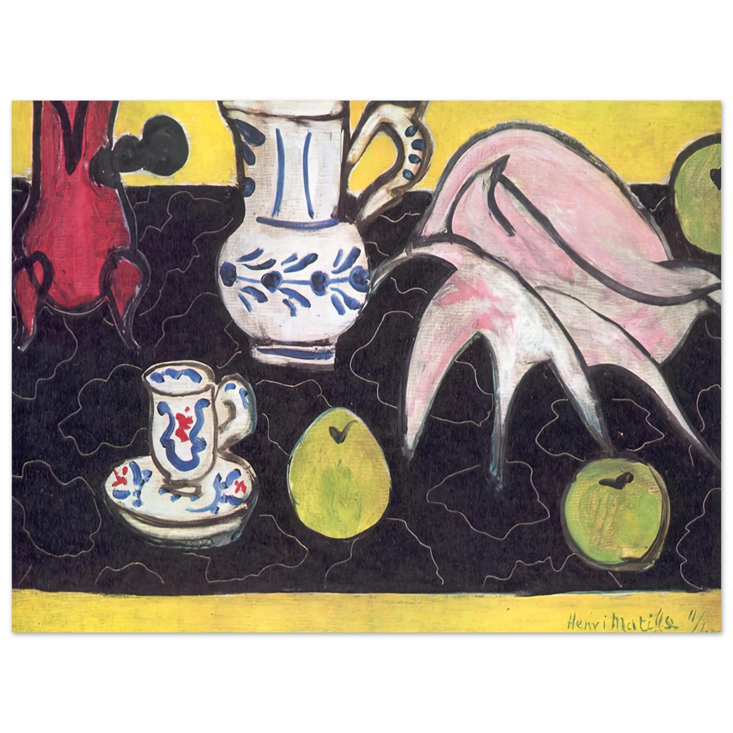 Henri Matisse - STILL LIFE WITH A SHELL 1940  75x100 cm / 30x40inches Fine Art Poster