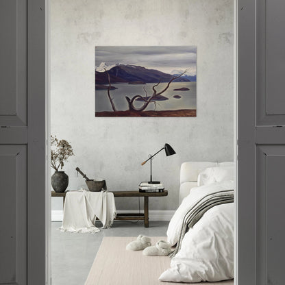 Admiralty Sound, Tierra Del Fuego - Rockwell Kent Brushed Aluminum Print - 70x100 cm / 28x40 inches | Rockwell Kent Aluminum Print | Rockwell Kent Prints