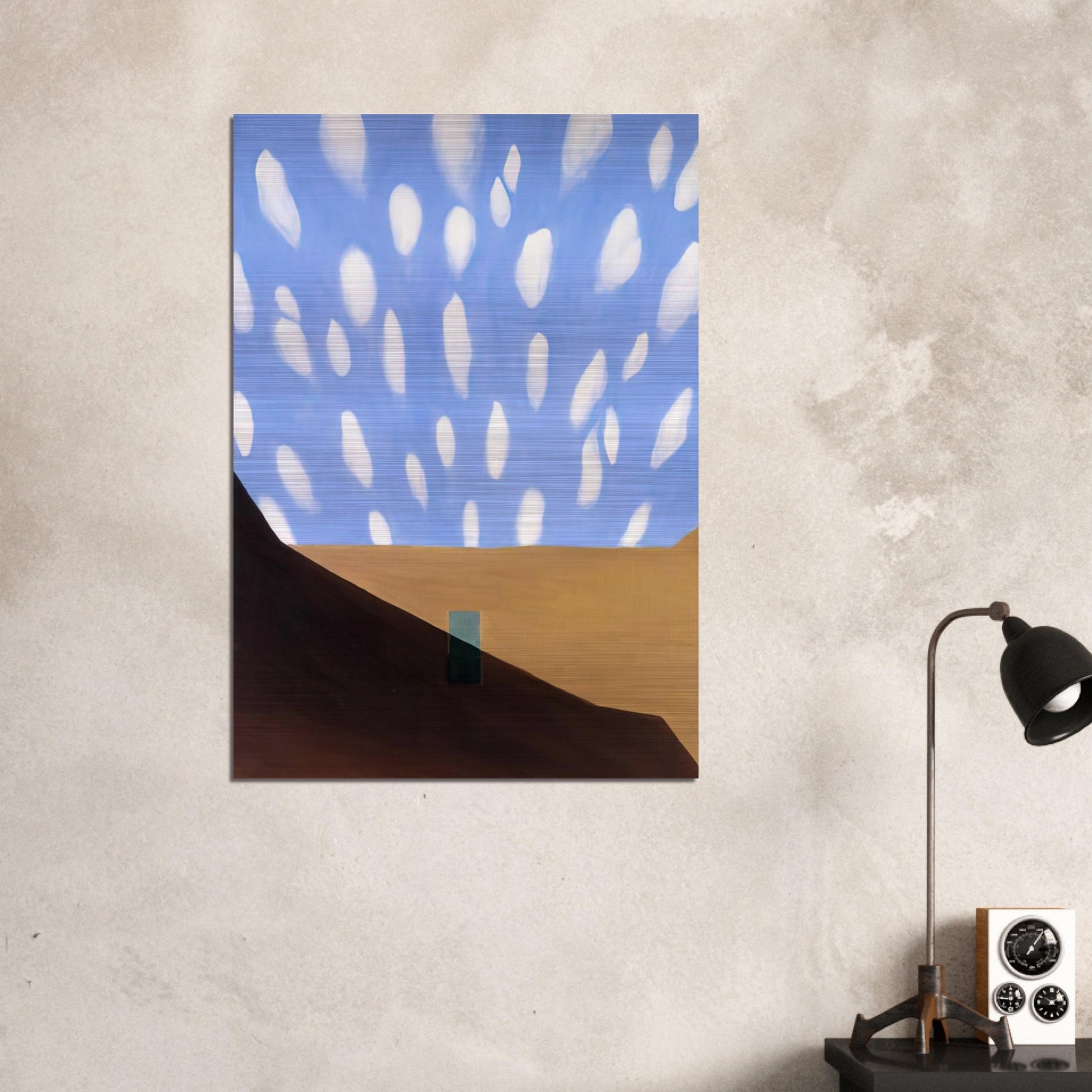 In the Patio VIII - Georgia O'Keeffe Brushed Aluminum Print - 70x100 cm / 28x40 inches | Georgia O'Keeffe Aluminum Print | Georgia O'Keeffe Prints