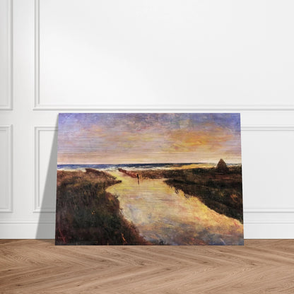 FOCE DEL CINQUALE 1928 - Carlo Carra Brushed Aluminum Print - 70x100 cm / 28x40 inches | Carlo Carra Aluminum Print | Carlo Carra Prints