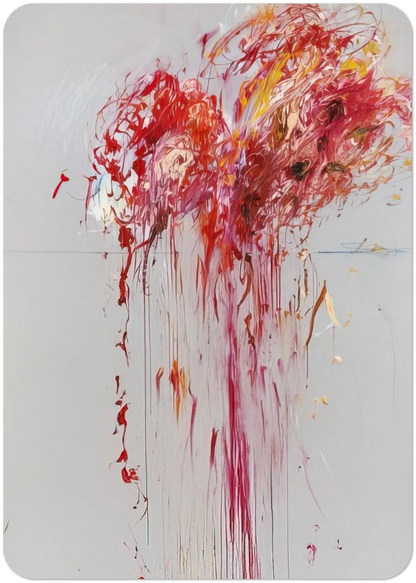 Nine Discourses on Commodus, Part VIII By Cy Twombly Pack of 10 Post Cards | Cy Twombly Post Cards | A6 (10.5 x 14.8 cm) - 4.1 x 5.8 inches