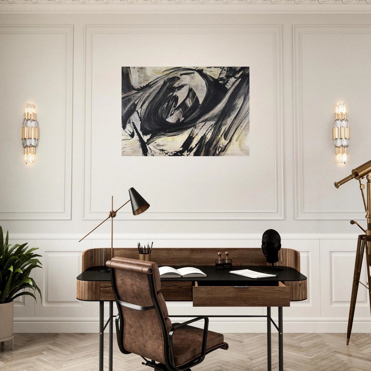 Karant 5.7.1957 - Karl Otto Gotz Brushed Aluminum Print - 70x100 cm / 28x40 inches | Karl Otto Gotz Aluminum Print | Karl Otto Gotz Prints