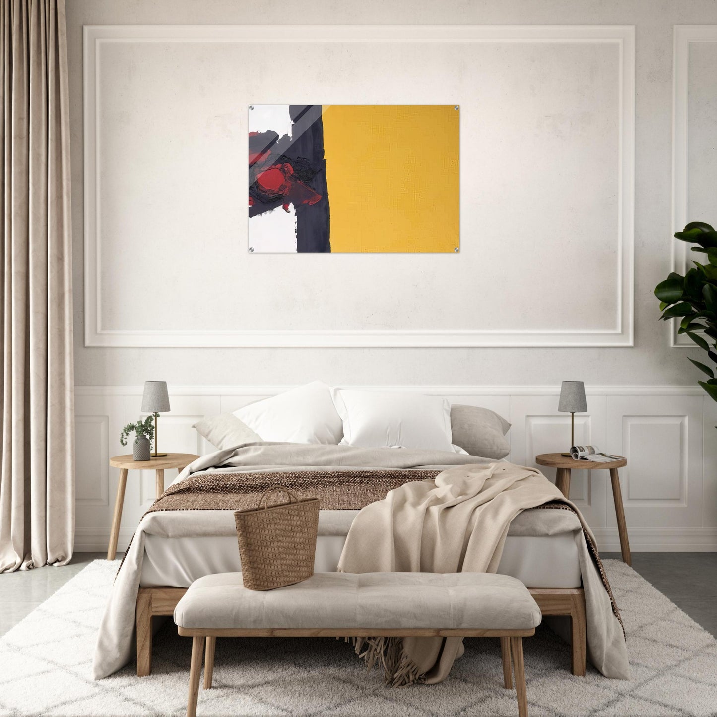 471 - Luis Feito Acrylic Print - 70x100 cm / 28x40″ inches