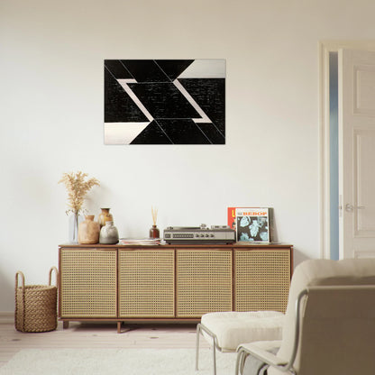 Tecelar - 1955 - Lygia Pape Brushed Aluminum Print - 70x100 cm / 28x40 inches | Lygia Pape Aluminum Print | Lygia Pape Prints