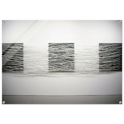 METRONOMIC IRREGULARITY II 1966 - Eva Hesse Acrylic Print - 70x100 cm / 28x40″ inches