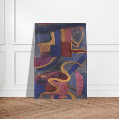 Composizione Dada - Abstract Art - Julius Evola Brushed Aluminum Print - 70x100 cm / 28x40 inches | Julius Evola Aluminum Print | Julius Evola Prints
