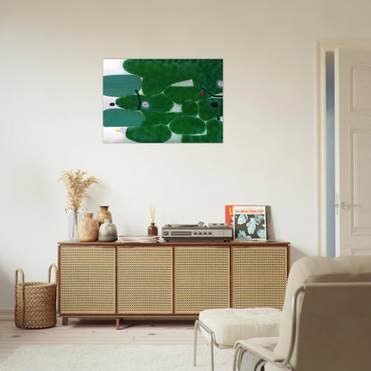 The Green Earth - 1980 - Victor Pasmore Brushed Aluminum Print - 70x100 cm / 28x40 inches | Victor Pasmore Aluminum Print | Victor Pasmore Prints