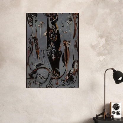 TOTEM LESSON 2 1945 - Jackson Pollock Brushed Aluminum Print - 70x100 cm / 28x40 inches | Jackson Pollock Aluminum Print | Jackson Pollock Prints