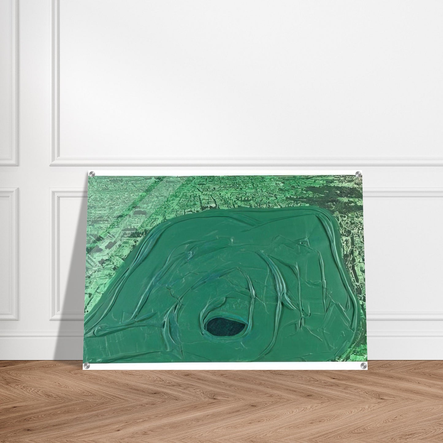 Postcard Hyde Park - 1969 - Dieter Roth Acrylic Print - 70x100 cm / 28x40″ inches | Dieter Roth Wall Art | Dieter Roth Prints
