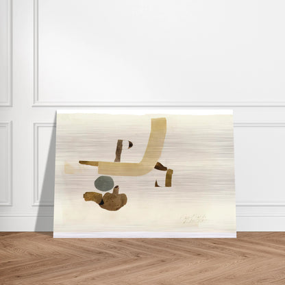 29.5.64 - 1964 - Julius Bissier Brushed Aluminum Print - 70x100 cm / 28x40 inches | Julius Bissier Aluminum Print | Julius Bissier Prints
