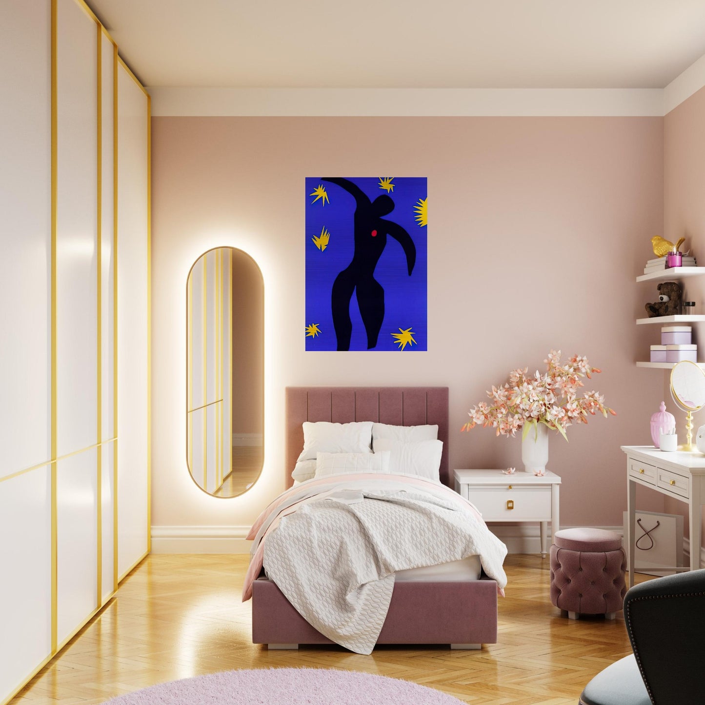ICARUS 1944 - Henri Matisse Brushed Aluminum Print - 70x100 cm / 28x40 inches | Henri Matisse Aluminum Print | Henri Matisse Prints