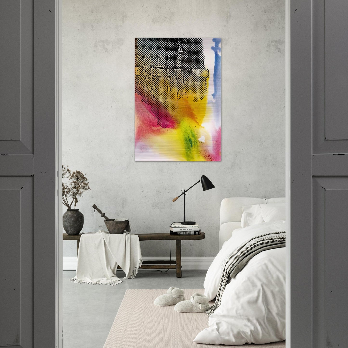 THE PLANT - Sigmar Polke Brushed Aluminum Print - 70x100 cm / 28x40 inches | Sigmar Polke Aluminum Print | Sigmar Polke Prints
