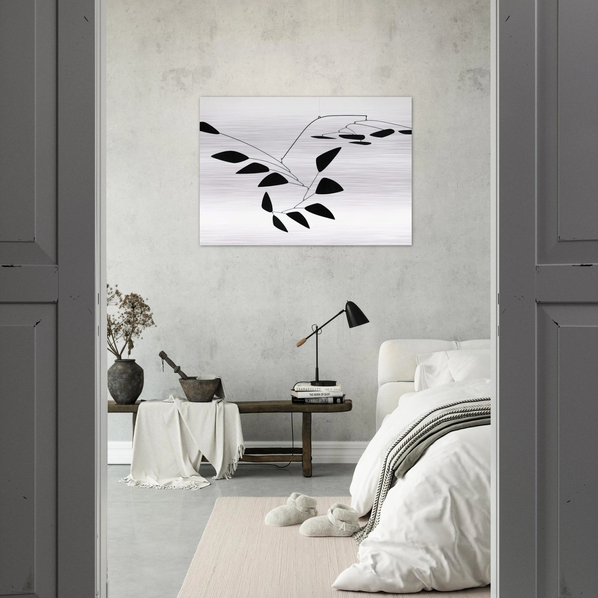 THE Y 1960 - Alexander Calder Brushed Aluminum Print - 70x100 cm / 28x40 inches | Alexander Calder Aluminum Print | Alexander Calder Prints