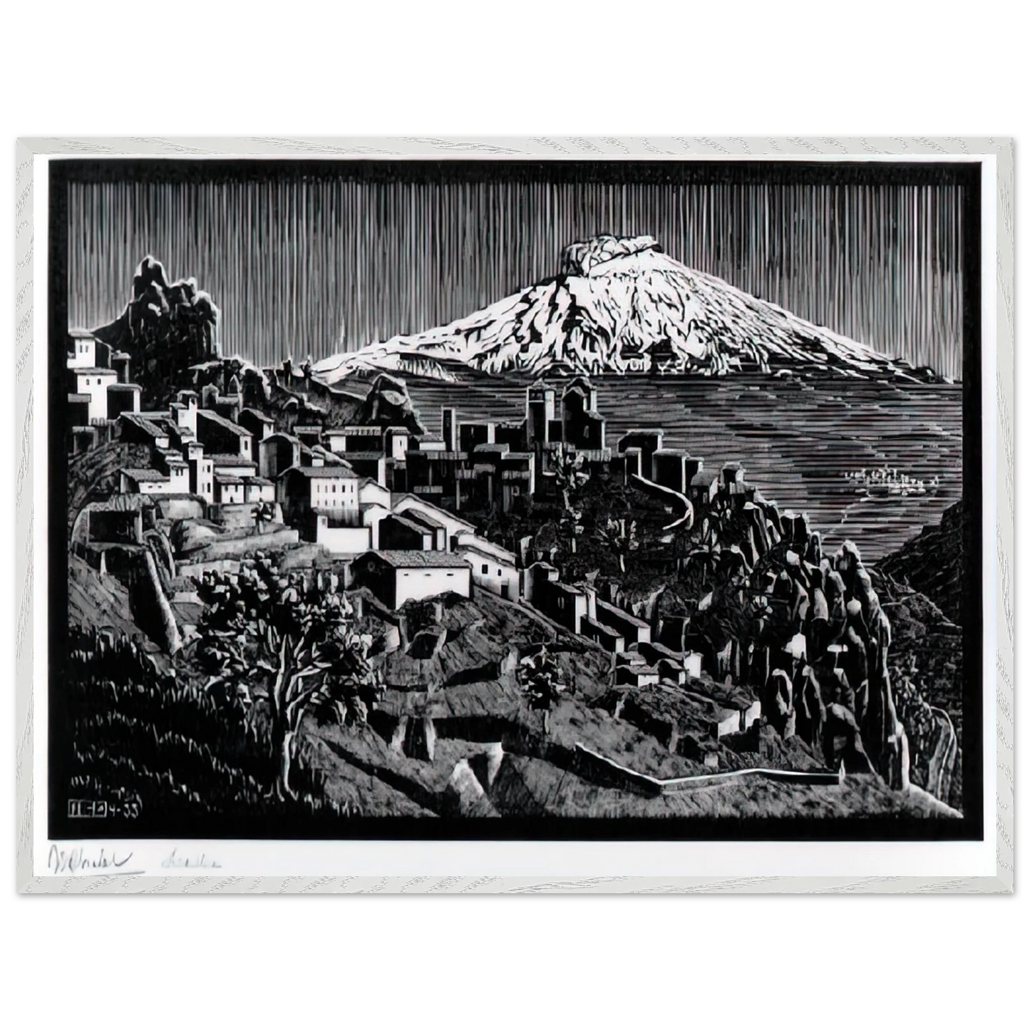 MC Escher - ESCHER (17) Wall Art - 60x80 cm / 24x32 inches - Fine Art Poster-canvas - -