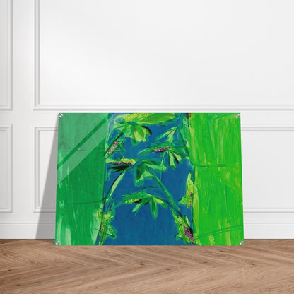 Early Summer - 1980 - Walasse Ting Acrylic Print - 70x100 cm / 28x40″ inches