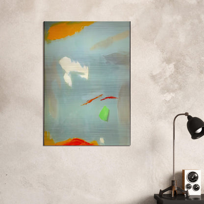 CANTO II 1995 - Esteban Vicente Brushed Aluminum Print - 70x100 cm / 28x40 inches | Esteban Vicente Aluminum Print | Esteban Vicente Prints