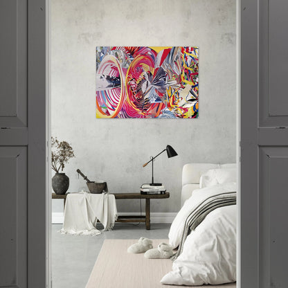 Stowaway Peers Out at the Speed of Light - James Rosenquist Brushed Aluminum Print - 70x100 cm / 28x40 inches | James Rosenquist Aluminum Print | James Rosenquist Prints