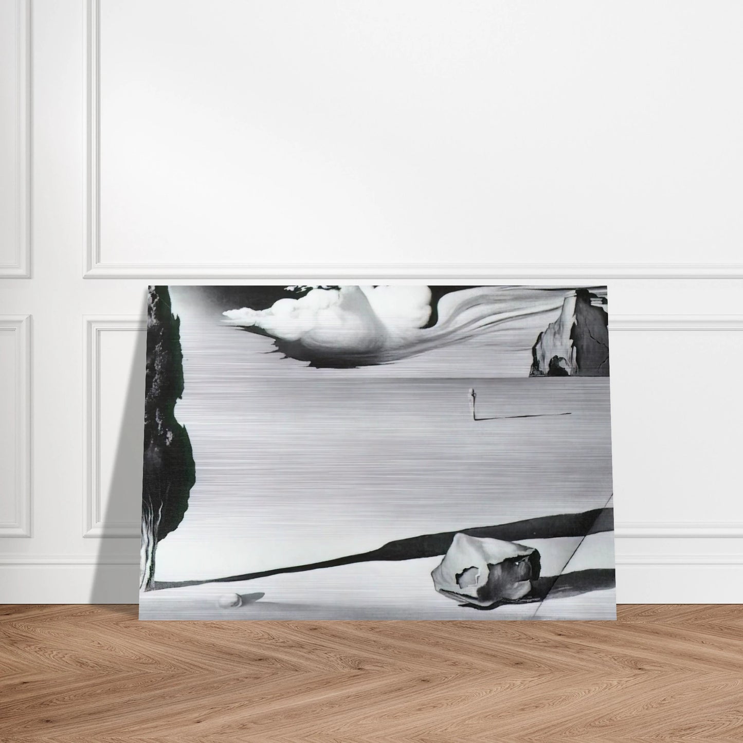 DESIGN FOR THE SET OF THE FILM SPELLBOUND - Salvador Dali Brushed Aluminum Print - 70x100 cm / 28x40 inches | Salvador Dali Aluminum Print | Salvador Dali Prints
