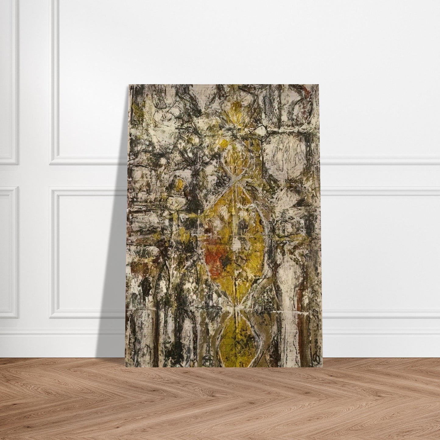 Cascella II - 1952 - Richard Pousette-Dart Brushed Aluminum Print - 70x100 cm / 28x40 inches | Richard Pousette-Dart Aluminum Print | Richard Pousette-Dart Prints