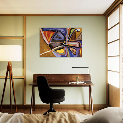 Le bonheur de Matisse - 1981 - Bram van Velde Brushed Aluminum Print - 70x100 cm / 28x40 inches | Bram van Velde Aluminum Print | Bram van Velde Prints