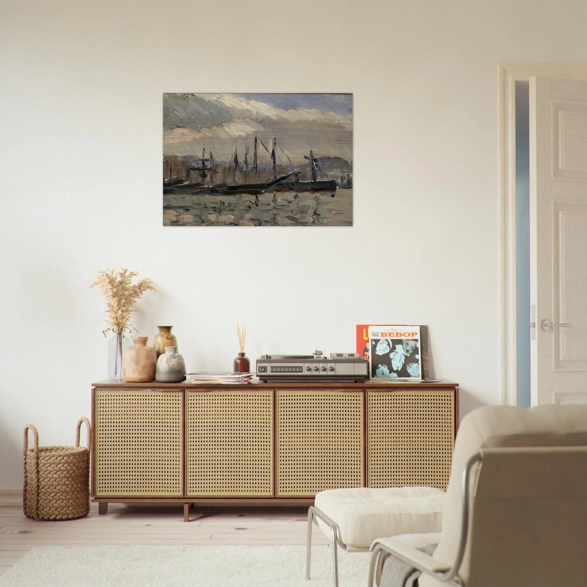 PORT DE CHERBOURG - Henri Matisse Brushed Aluminum Print - 70x100 cm / 28x40 inches | Henri Matisse Aluminum Print | Henri Matisse Prints