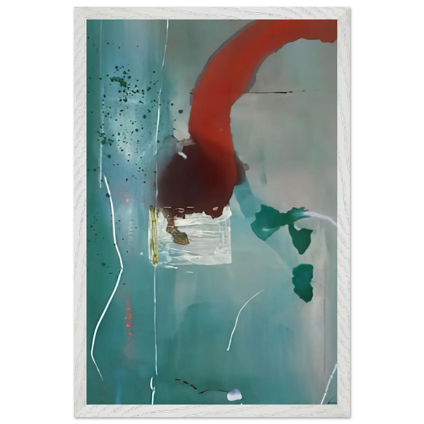 Helen Frankenthaler - Square One - 1985 Wall art - 28x43  cm / XL (11x17 Inches) - Fine Art Poster - -