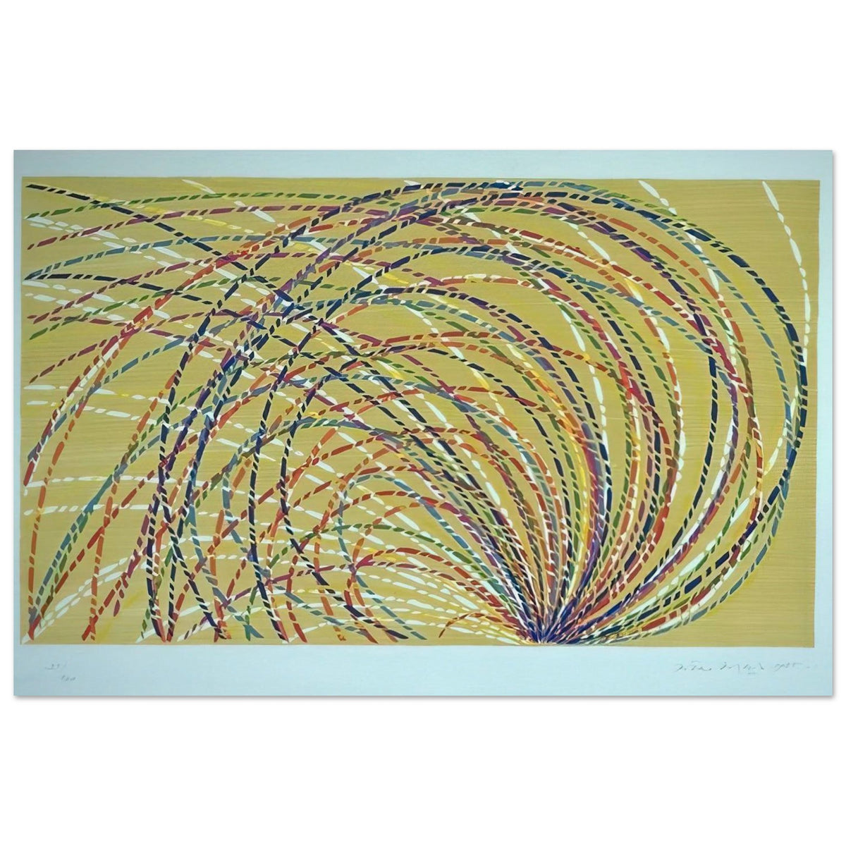 Aurora - 1985 - Piero Dorazio Art Prints - 100x150 cm / 40x60″ inches | Piero Dorazio Poster | Piero Dorazio Prints