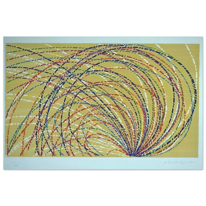 Aurora - 1985 - Piero Dorazio Art Prints - 100x150 cm / 40x60″ inches | Piero Dorazio Poster | Piero Dorazio Prints