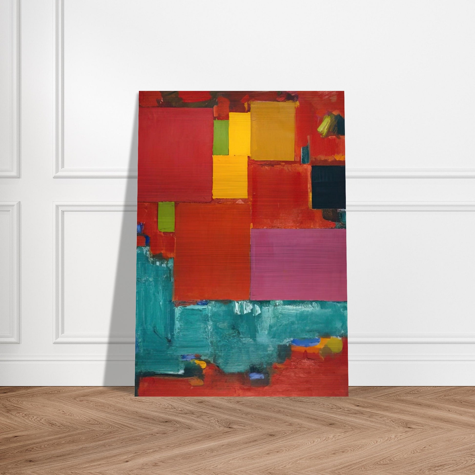 Pompeii - Hans Hofmann Brushed Aluminum Print - 70x100 cm / 28x40 inches | Hans Hofmann Aluminum Print | Hans Hofmann Prints