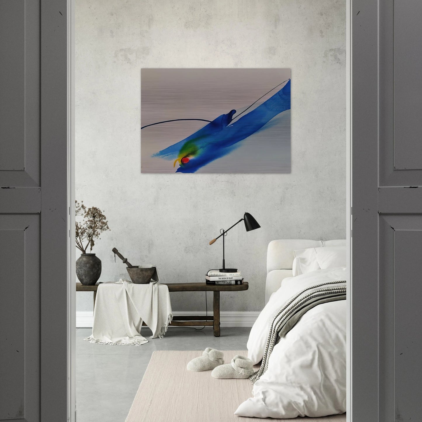 Phenomena Calling - Paul Jenkins Brushed Aluminum Print - 70x100 cm / 28x40 inches | Paul Jenkins Aluminum Print | Paul Jenkins Prints