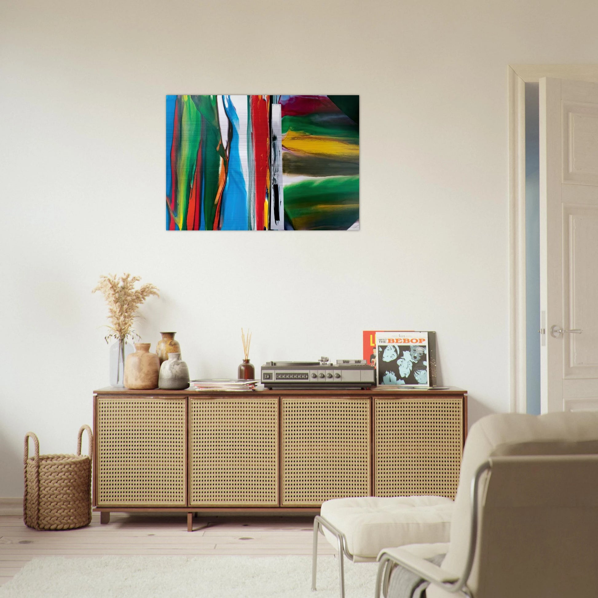 Phenomena Astral Tundra - Paul Jenkins Brushed Aluminum Print - 70x100 cm / 28x40 inches | Paul Jenkins Aluminum Print | Paul Jenkins Prints