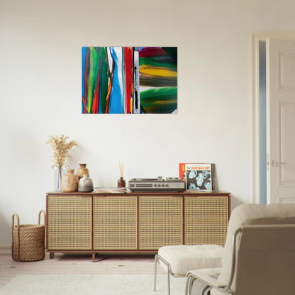 Phenomena Astral Tundra - Paul Jenkins Brushed Aluminum Print - 70x100 cm / 28x40 inches | Paul Jenkins Aluminum Print | Paul Jenkins Prints
