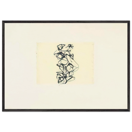 Cyprian Evocation - 1992 - Brice Marden 70x100 cm / 28x40 inches Framed Art Print – Black Wooden Frame
