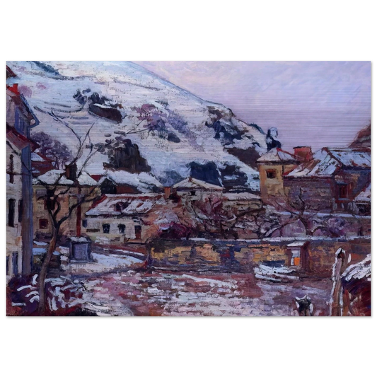 Saint-Julien-des-Chazes - 1895 - Armand Guillaumin Brushed Aluminum Print - 70x100 cm / 28x40 inches | Armand Guillaumin Aluminum Print | Armand Guillaumin Prints
