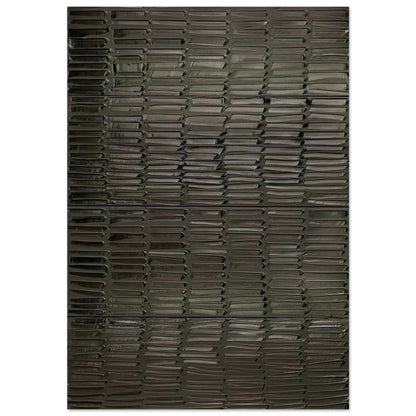 Peinture 324 x 181 cm, 19 février 2009 Polyptyque - 2009 - Pierre Soulages Brushed Aluminum Print - 70x100 cm / 28x40 inches | Pierre Soulages Aluminum Print | Pierre Soulages Prints