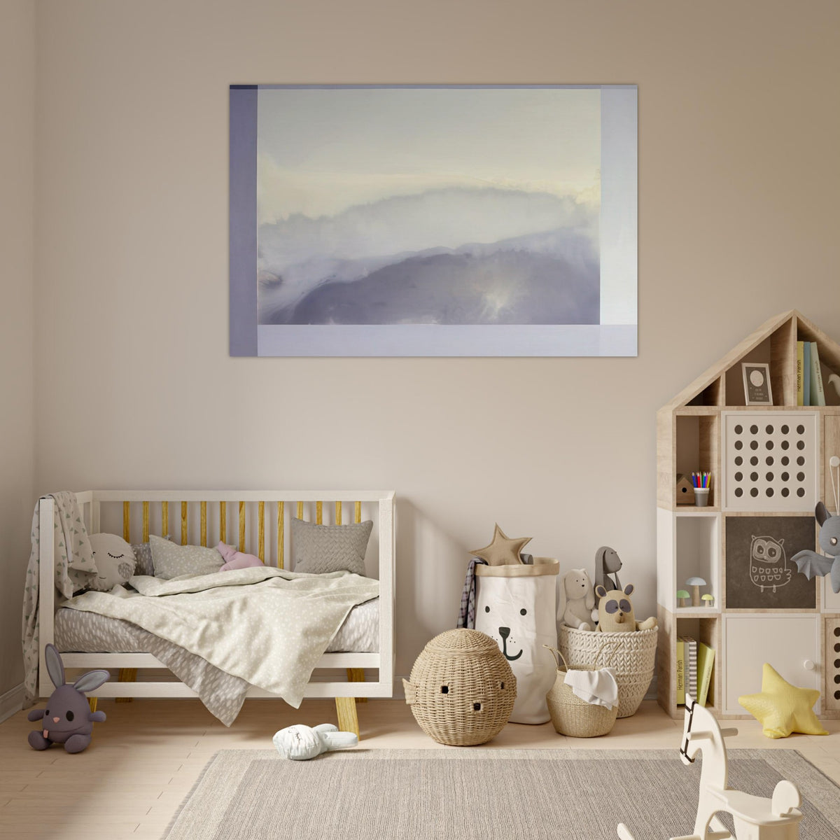 Approaching Arkansas - 1986 - Ronnie Landfield Art Prints - 100x150 cm / 40x60″ inches | Ronnie Landfield Poster | Ronnie Landfield Prints