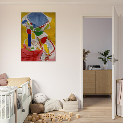 Solstice - Hans Hofmann Brushed Aluminum Print - 70x100 cm / 28x40 inches | Hans Hofmann Aluminum Print | Hans Hofmann Prints
