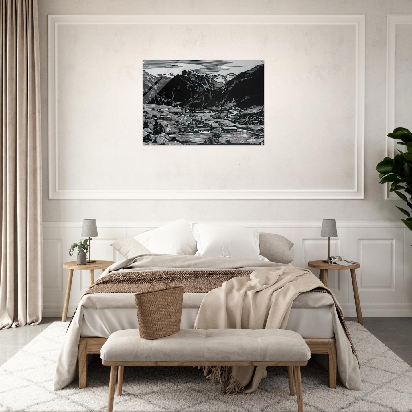 Hinterstein - Expressionism - Konrad Zuse Acrylic Print - 70x100 cm / 28x40″ inches | Konrad Zuse Wall Art | Konrad Zuse Prints