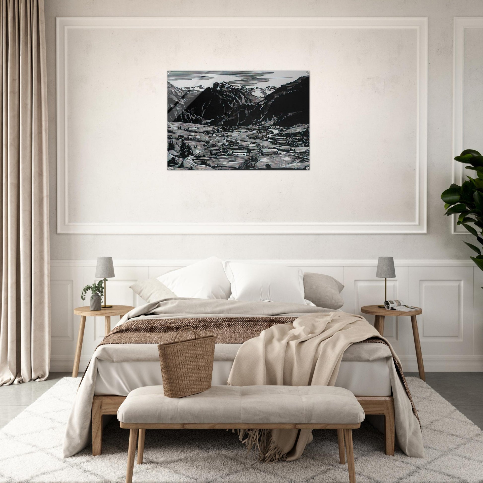Hinterstein - Expressionism - Konrad Zuse Acrylic Print - 70x100 cm / 28x40″ inches | Konrad Zuse Wall Art | Konrad Zuse Prints