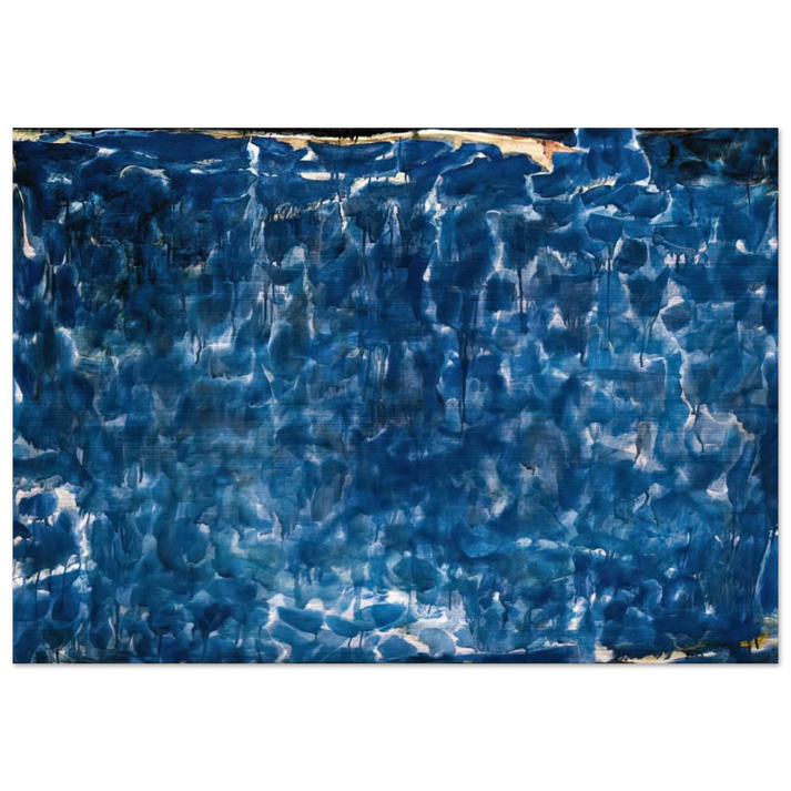 Untitled  SFP53-31  - Sam Francis Brushed Aluminum Print - 70x100 cm / 28x40 inches | Sam Francis Aluminum Print | Sam Francis Prints