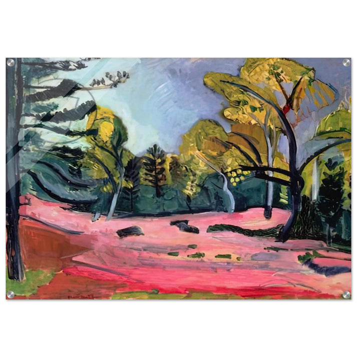 LANDSCAPE 1909 - Henri Matisse Acrylic Print - 70x100 cm / 28x40″ inches