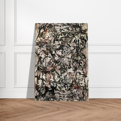ENCHANTED FOREST 1947 - Jackson Pollock Brushed Aluminum Print - 70x100 cm / 28x40 inches | Jackson Pollock Aluminum Print | Jackson Pollock Prints