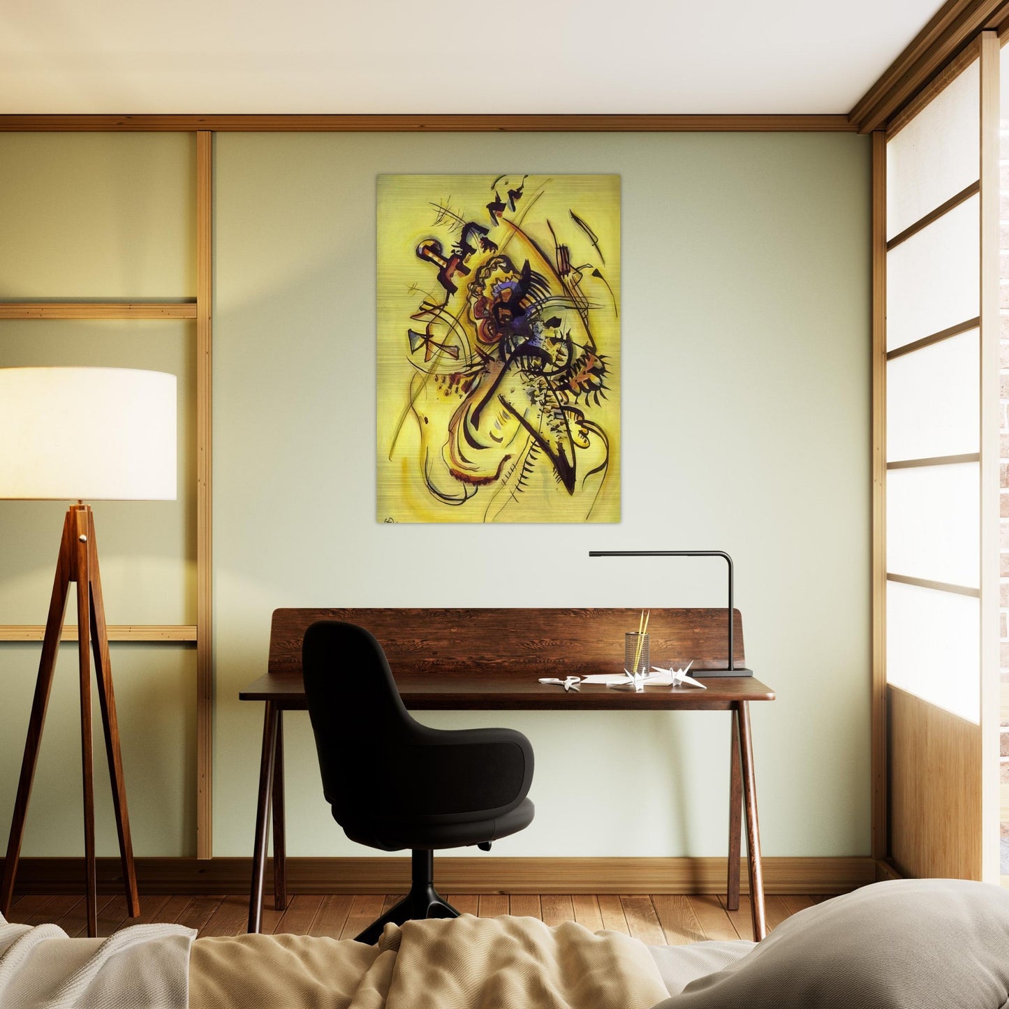 TO THE UNKNOWN VOICE 1916 - Wassily Kandinsky Brushed Aluminum Print - 70x100 cm / 28x40 inches | Wassily Kandinsky Aluminum Print | Wassily Kandinsky Prints