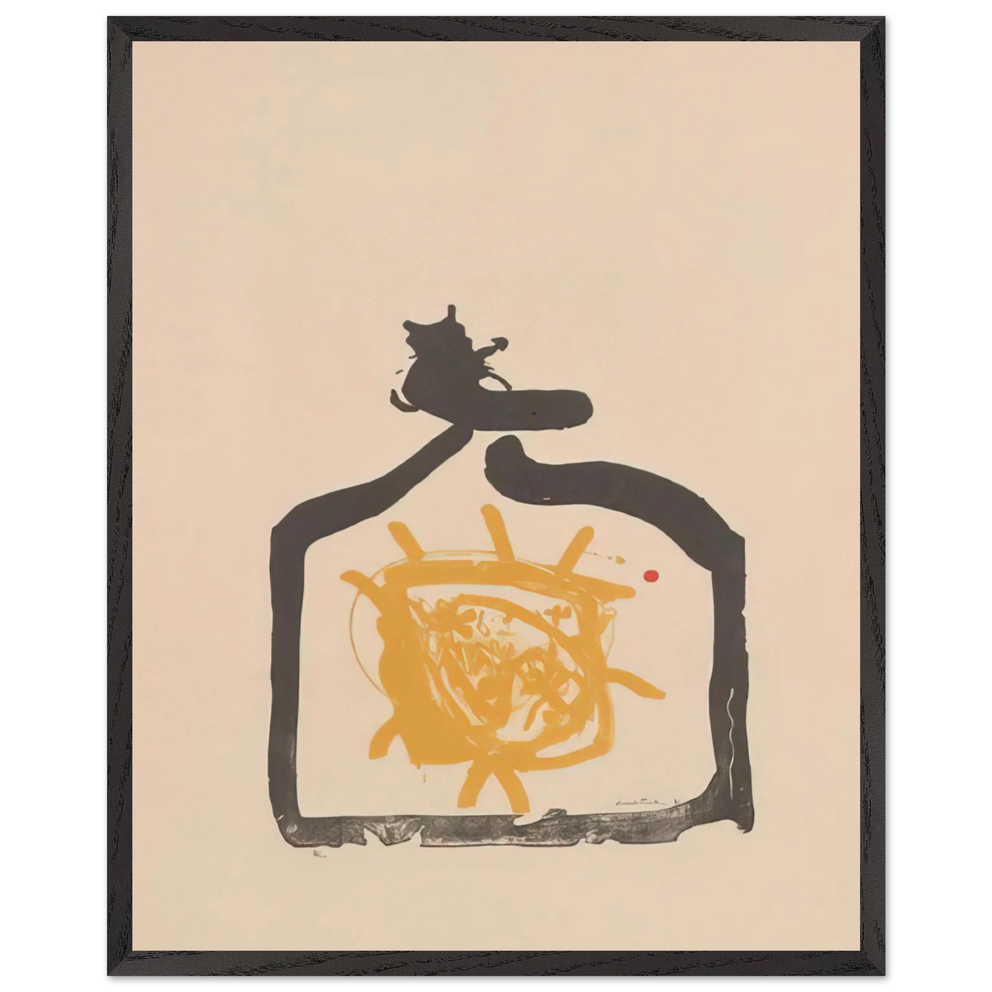 Helen Frankenthaler - May 26th Backwards - 1961 Wall art - 60x80 cm / 24x32 inches - Premium Wooden Framed Poster With Fine Art Paper-canvas - White frame