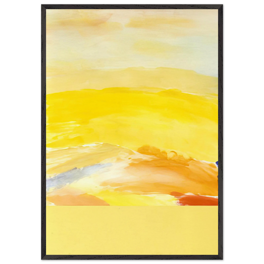 Light in Your Eyes - 2000 - Ronnie Landfield 70x100 cm / 28x40 inches Framed Art Print – Black Wooden Frame