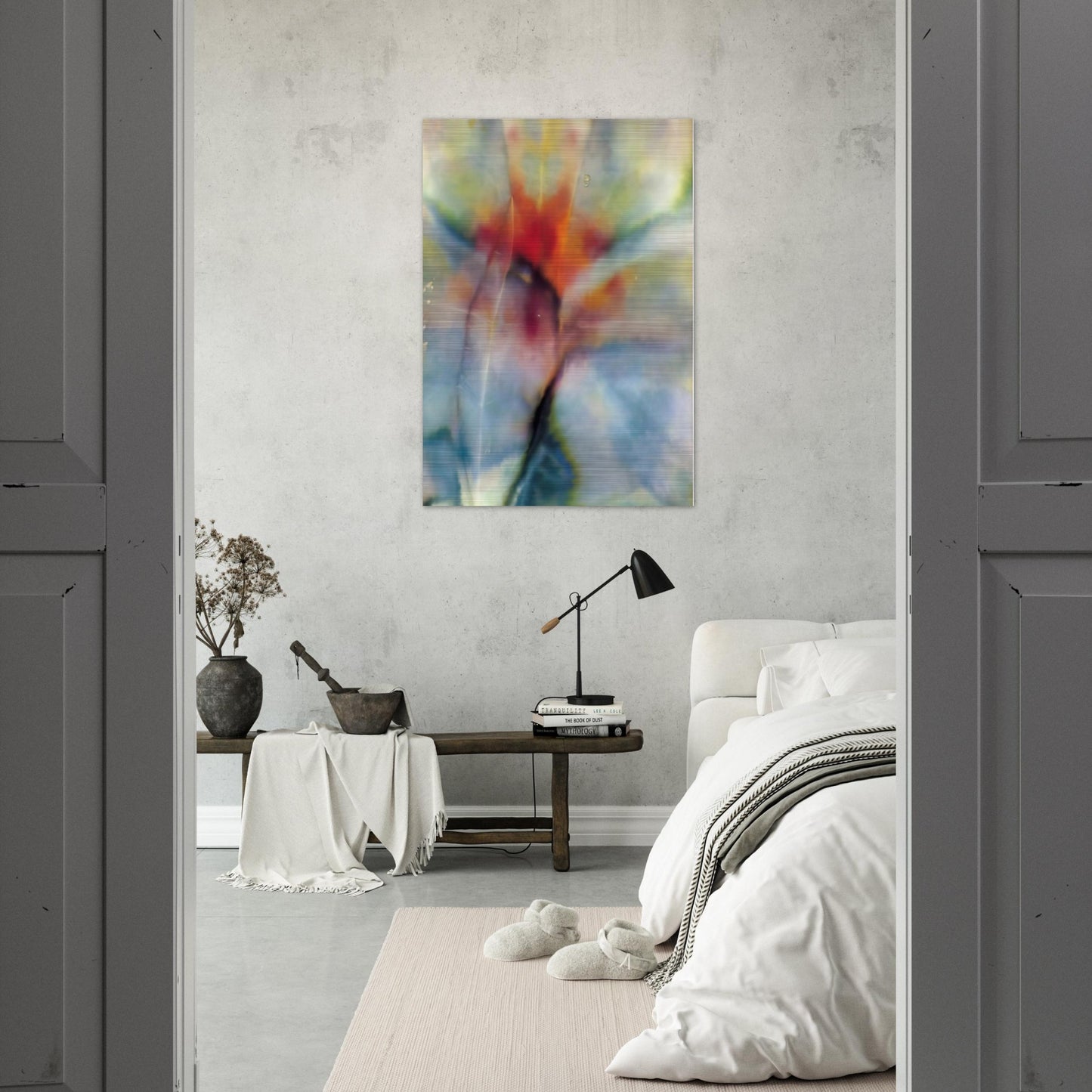 Abstraction - Sam Gilliam Brushed Aluminum Print - 70x100 cm / 28x40 inches | Sam Gilliam Aluminum Print | Sam Gilliam Prints