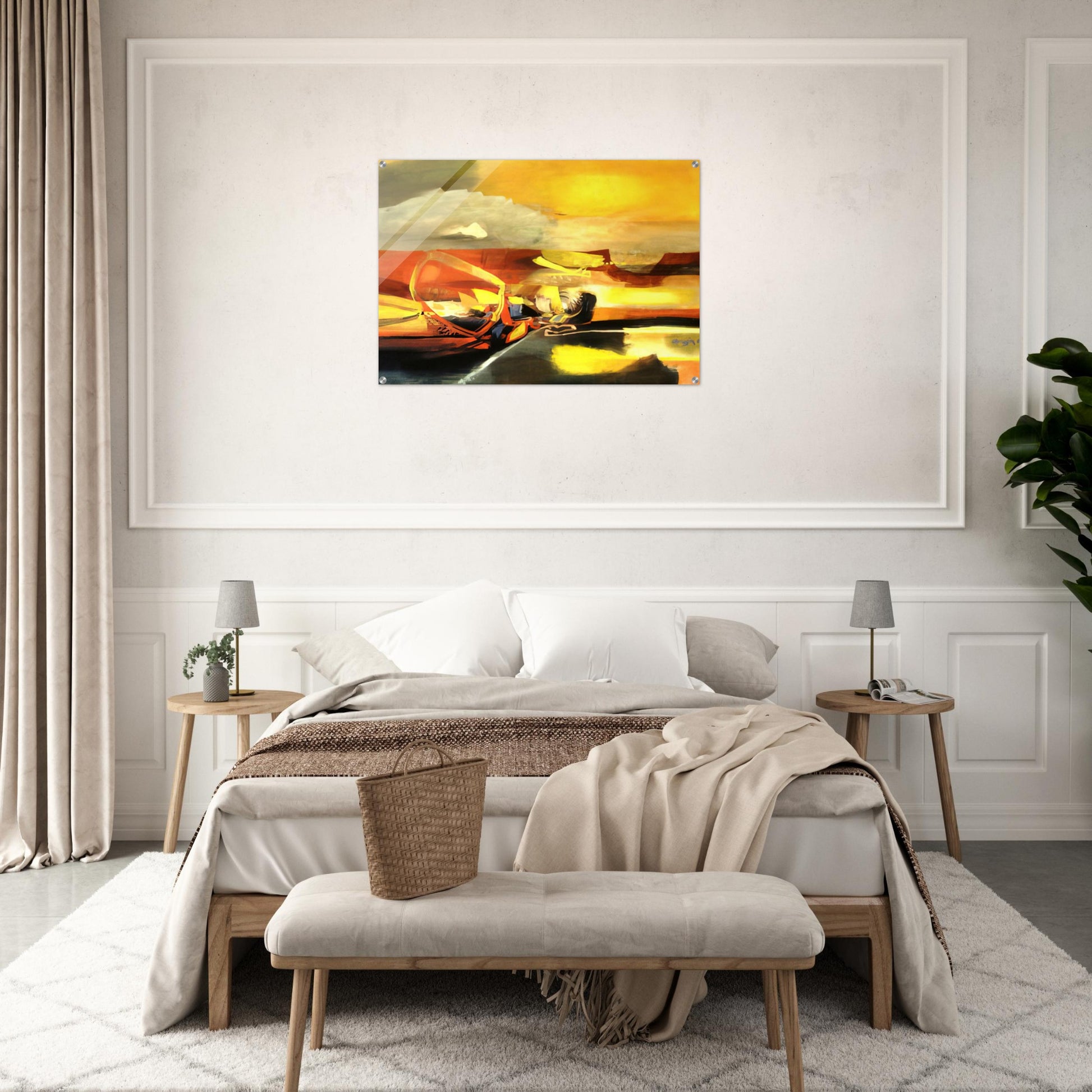 AGUA C LIDA 1962 - Alejandro Obregon Acrylic Print - 70x100 cm / 28x40″ inches | Alejandro Obregon Wall Art | Alejandro Obregon Prints