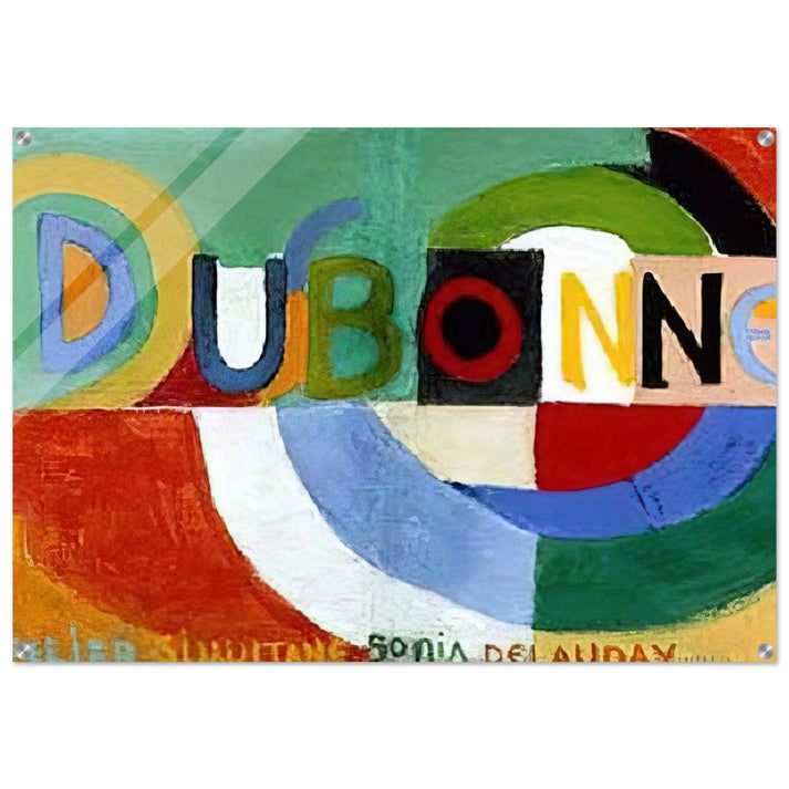 DUBONNET - Sonia Delaunay Acrylic Print - 70x100 cm / 28x40″ inches