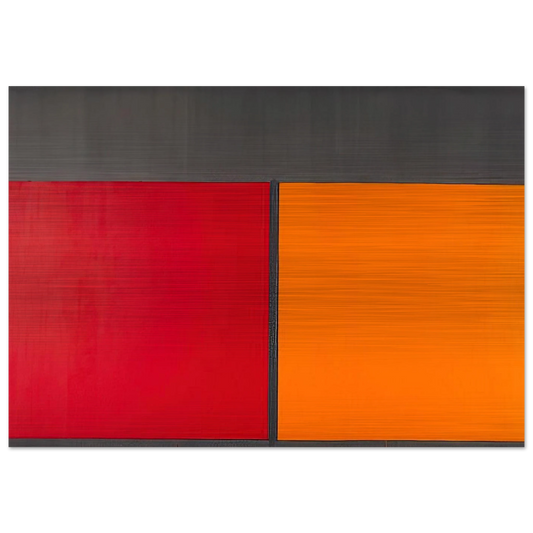 15.10.67 - 1967 - John Hoyland Brushed Aluminum Print - 70x100 cm / 28x40 inches | John Hoyland Aluminum Print | John Hoyland Prints